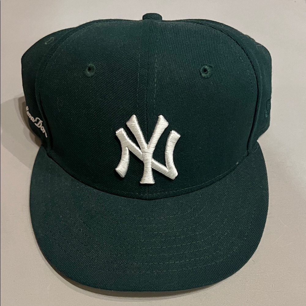 AIME LEON DORE Green Baseball Cap with White NY Logo